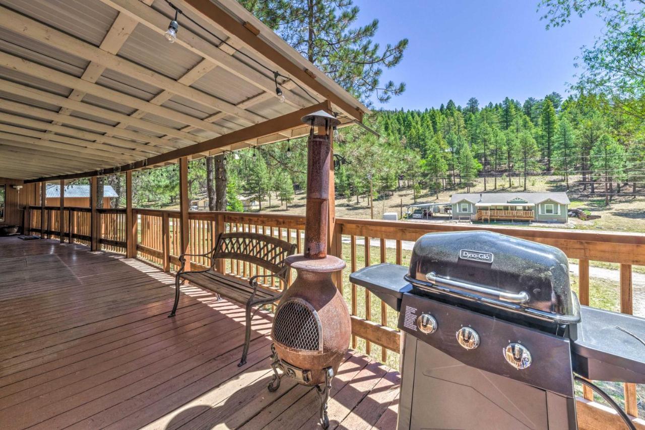Quiet Cloudcroft Cabin With Porch And Gas Grill! Exterior photo